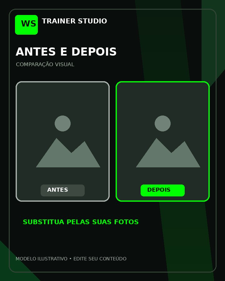 Exemplo ilustrativo de design fitness