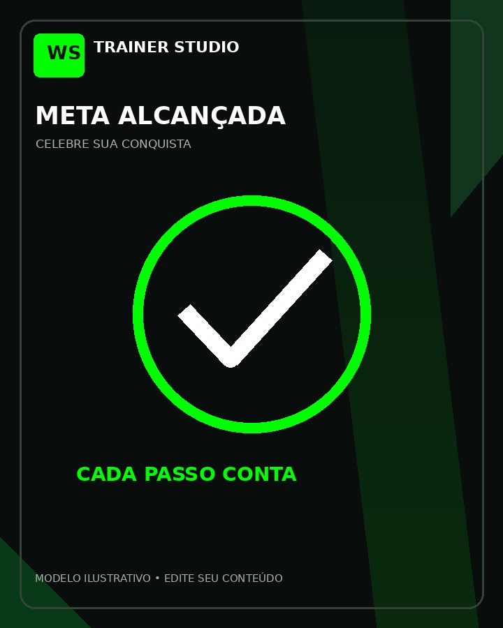 Exemplo ilustrativo de design fitness