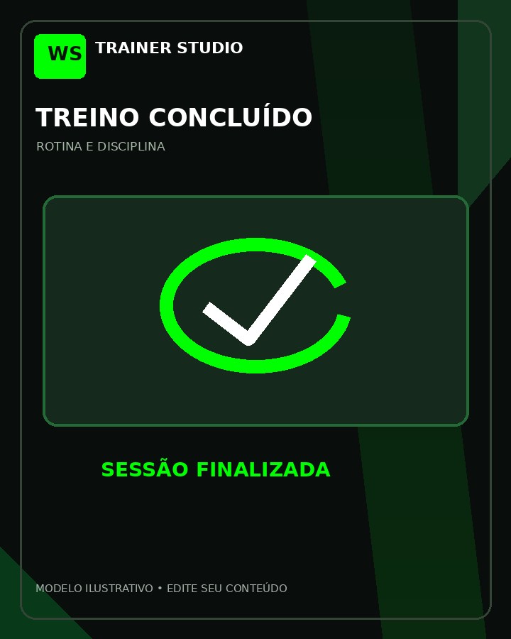 Exemplo ilustrativo de design fitness